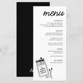 Een match gemaakt in Heaven Wedding Dinner Menu