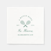 Een match Made in Heaven Bachelorette Servet (Voorkant)