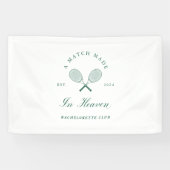 Een match Made in Heaven Bachelorette Spandoek (Horizontaal)