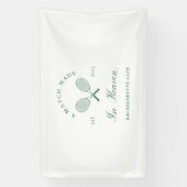 Een match Made in Heaven Bachelorette Spandoek (Verticaal)