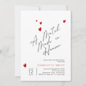 Een match made in Heaven Simple Modern Vrijgezelle Kaart (Voorkant)