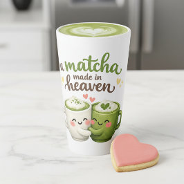 Een Matcha Hemel op Aarde Schattig Grappige Woords Latte Mok