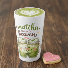 Een Matcha Hemel op Aarde Schattig Grappige Woords Latte Mok