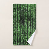 Een Matrix Computer Code Green Black Bad Handdoek (Handdoek)