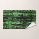 Een Matrix Computer Code Green Black Bad Handdoek (Handdoek)