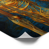 Een maximalistisch kleurenfotopapier met volledige poster (Hoek)