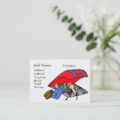 Een  Mechanics Business/Profile Card Visitekaartje (Staand voorkant)