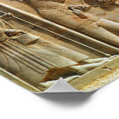 Een mediaan die hulde brengt aan koning Darius Poster (Hoek)