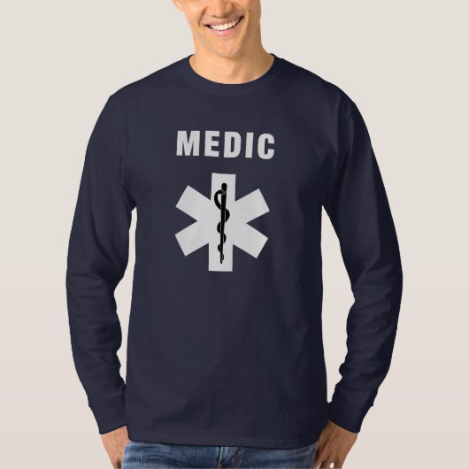 Een Medic Ster van Leven T-shirt (Voorkant)