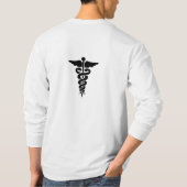 Een medisch symbool t-shirt (Achterkant)