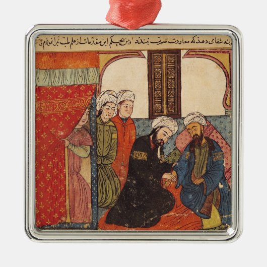 Een medische raadpleging metalen ornament (Voorkant)