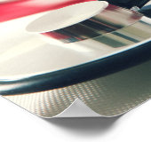 Een medische stethoscoop met Amerikaanse vlag Poster (Hoek)