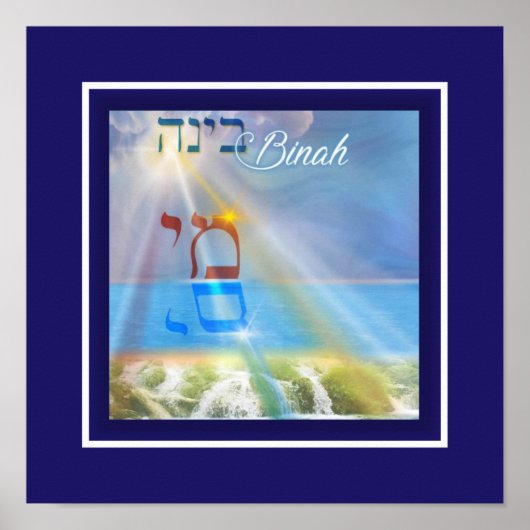 Een Meditation on Binah (Understanding) Gicleé Art Poster (Voorkant)