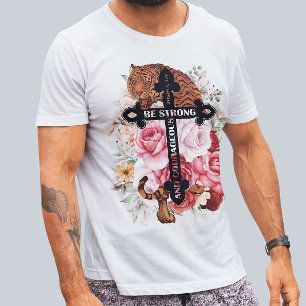 Een meedogenloze tijger is een sterk en moedig Shi T-shirt