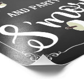 Een meer gebarentaal van een bruiloft foto afdruk (Hoek)