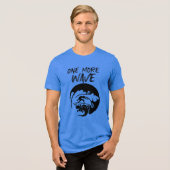 Eén Meer Golf Surfen Tri-Blend Shirt (Voorkant volledig)