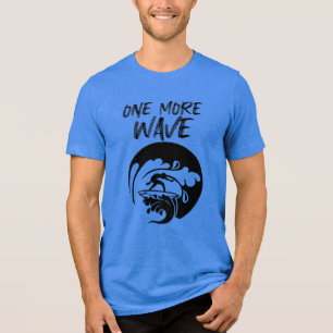 Eén Meer Golf Surfen Tri-Blend Shirt