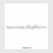 Eén meer hoofdstuk sticker (Vel)