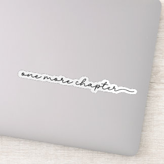 Eén meer hoofdstuk sticker