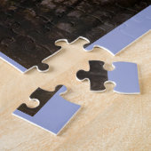 Een meer in de bergen (19e eeuw) legpuzzel (Zijkant)