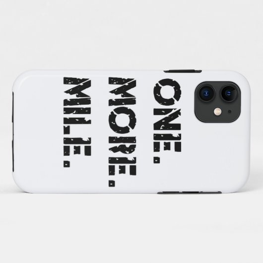 Eén. Meer. Mile. Case-Mate iPhone Case (Achterkant (horizontaal))