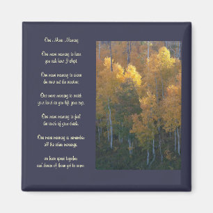 'Een meer morende liefdesgedicht in de herfst van  Magneet