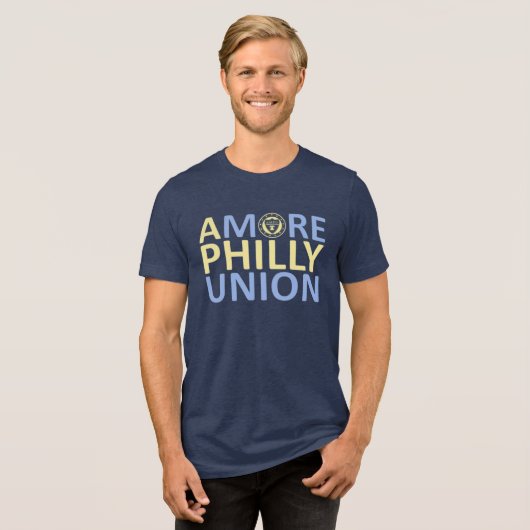 Een meer Philly Union T-shirt (Navy) (Voorkant volledig)