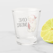EEN MEER  Retro Jolly Kerstman Kerstmis Shot Glas (Achterkant)