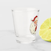 EEN MEER  Retro Jolly Kerstman Kerstmis Shot Glas (Links)