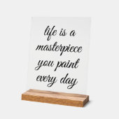 Een meesterwerk acryl teken acryl bord (Hoek)