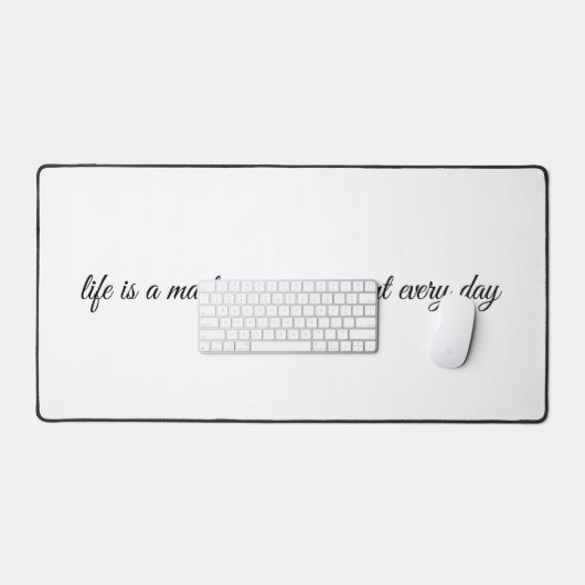 Een meesterwerk bureau mat (Keyboard & Muis)