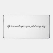 Een meesterwerk bureau mat (Voorkant)