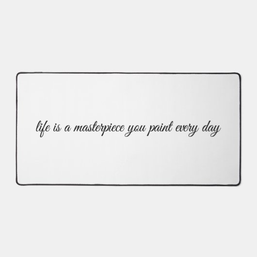 Een meesterwerk bureau mat (Voorkant)