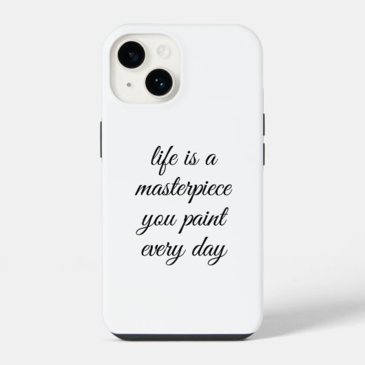 Een Meesterwerk iPhone Hoes Hoesje (Achterkant)