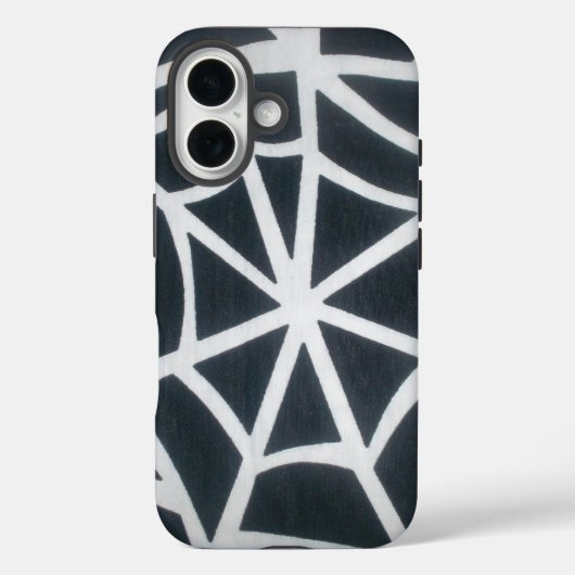 Een meesterwerk van Natuur: een spinnenweb. Case-Mate iPhone Case (Achterkant)