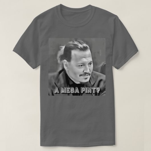 Een megapint diepte t-shirt (Design voorkant)