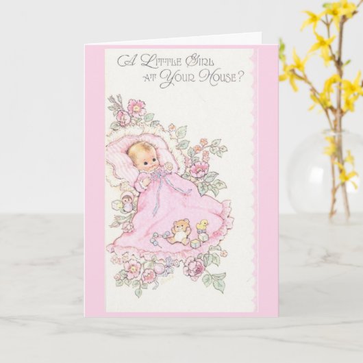  - Een meisje bij jou thuis?, Kaart (Gele Bloem)