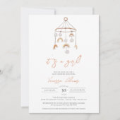 Een meisje, Boho Rainbow Baby Nursery Speelgoed Sh Kaart (Voorkant)