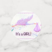 een meisje confetti (Kleine voorkant)