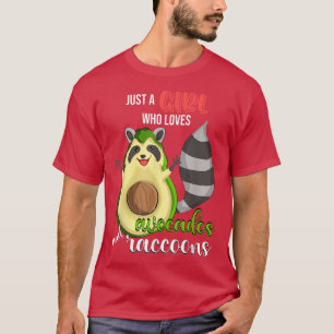 Een meisje dat alleen maar van Avocados houdt en R T-shirt