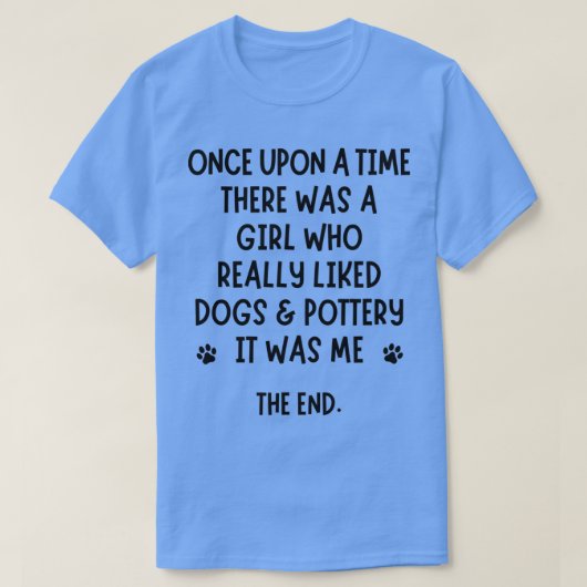 Een meisje dat echt dol was op honden t-shirt (Design voorkant)