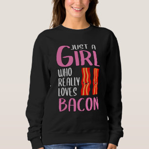 Een meisje dat echt van Bacon houdt Trui