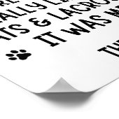 Een meisje dat echt van katten en lacrosse hield. poster (Hoek)