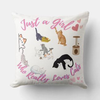 Een meisje dat echt van katten houdt kussen