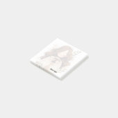 Een meisje dat een koffieliefhebber Drink Post-it® Notes (Schuin)