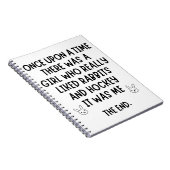 Een meisje dat Hockey en konijnen echt leuk vond. Notitieboek (Rechterzijde)