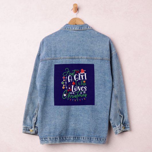 Een meisje dat houdt van Kerstmis-64714 Denim Jacket (Hangar)