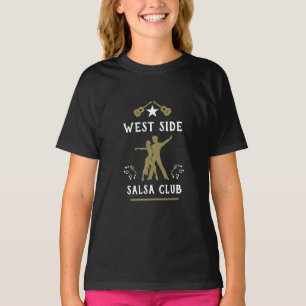 Een meisje dat houdt van salsa dansen t-shirt