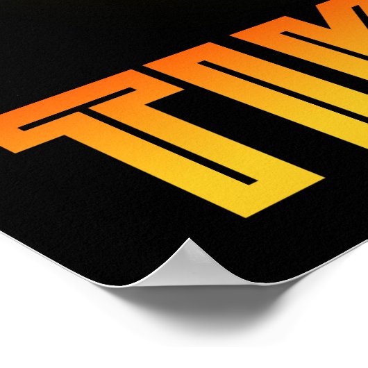 Een meisje dat houdt van Tiki Bars Poster (Hoek)