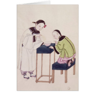 Een meisje dat op zoek is naar een lol in een Bowl